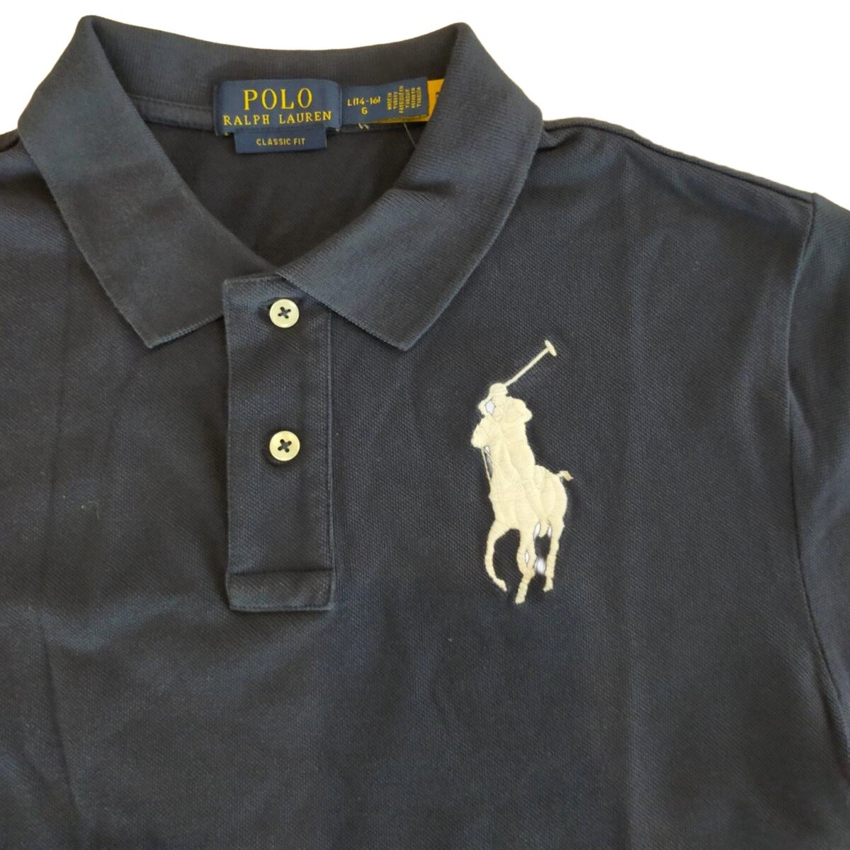 ポロ ラルフローレン キッズ ポロシャツ ネイビー XL