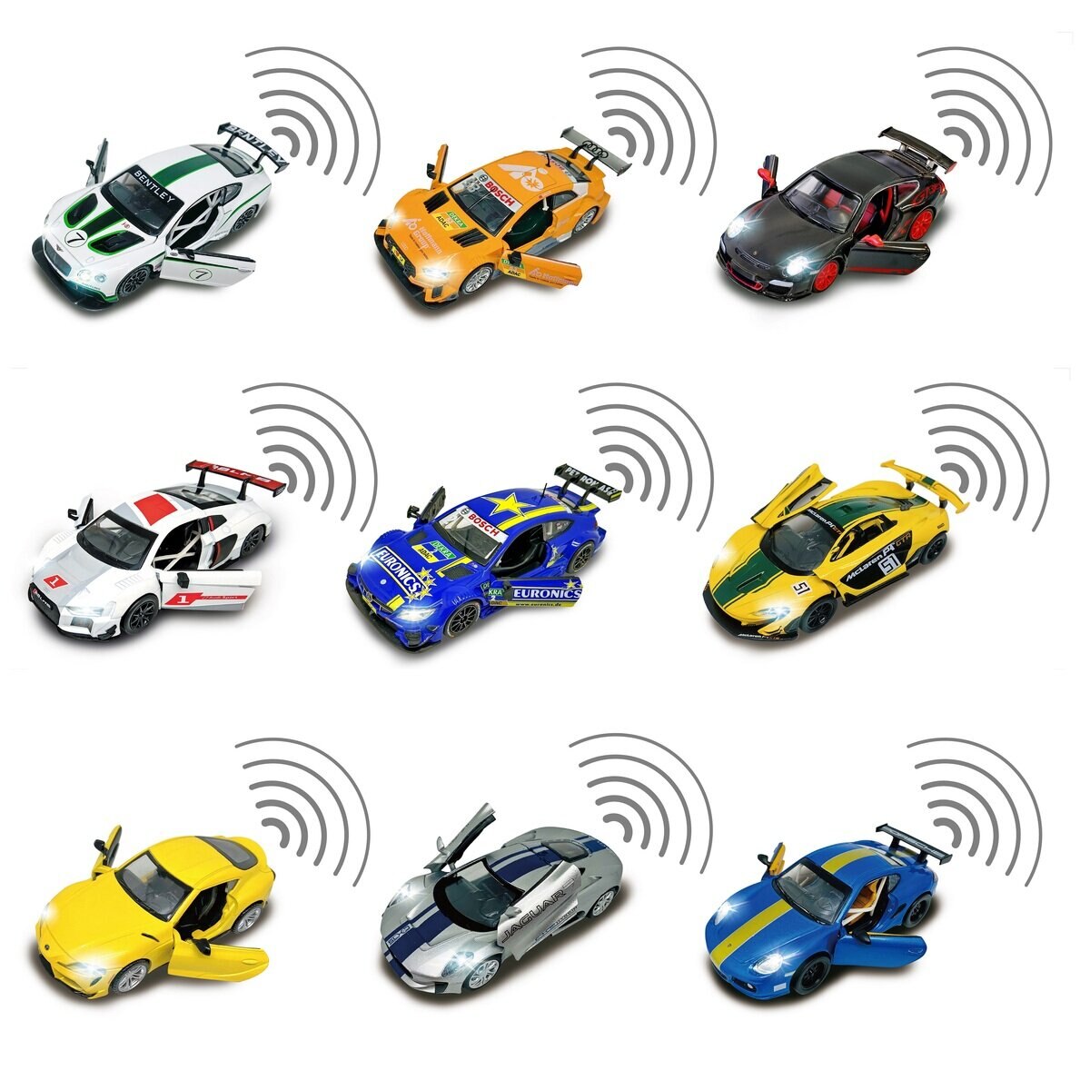 1:32スケール エキゾチックカー コレクション 3台セット