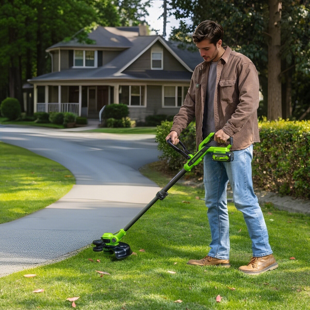 Greenworks 24V充電式ナイロントリマー