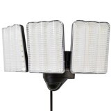大進 AC コンセント式 LEDセンサーライト3灯 DLA-20T300