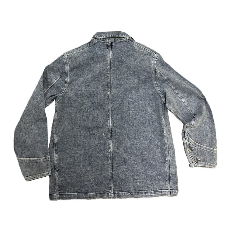 ヘインズ ストレッチデニムカバーオール / サックス / S