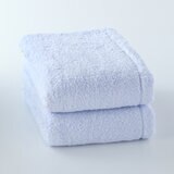 UCHINO 贅沢吸水 バスタオル 2枚組 60cm x 120cm ブルー