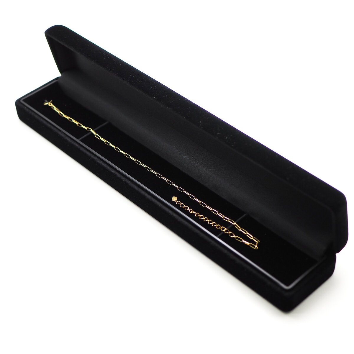 18K イエローゴールド マーヴェラスロングアンクレット 24cm 2g