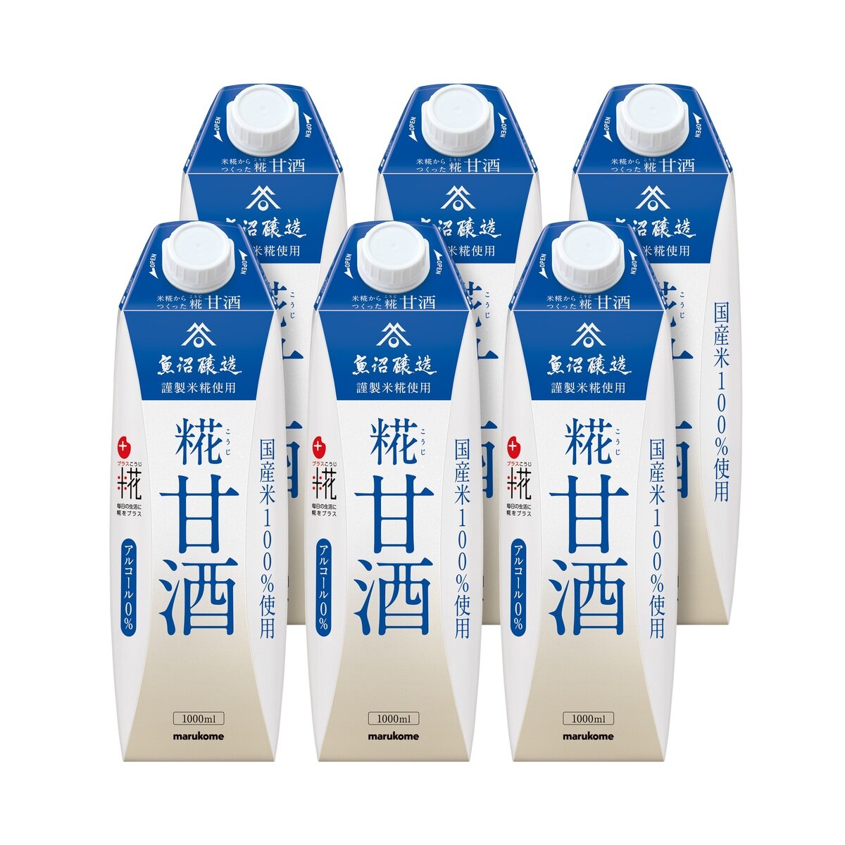 マルコメ糀甘酒 1L x 6本