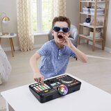 キディスター DJミキサー おもちゃのDJスクラッチパッド ミラーボール付き