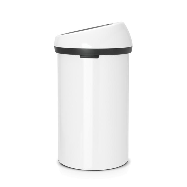 ブラバンシア タッチビン 60L タッチ式ごみ箱 ホワイト 108686