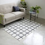 スミノエ ウォッシャブルラグ オセロ 185 x 185cm ホワイト