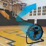 ReeD 50cm フロアファン RD-YF501GBK