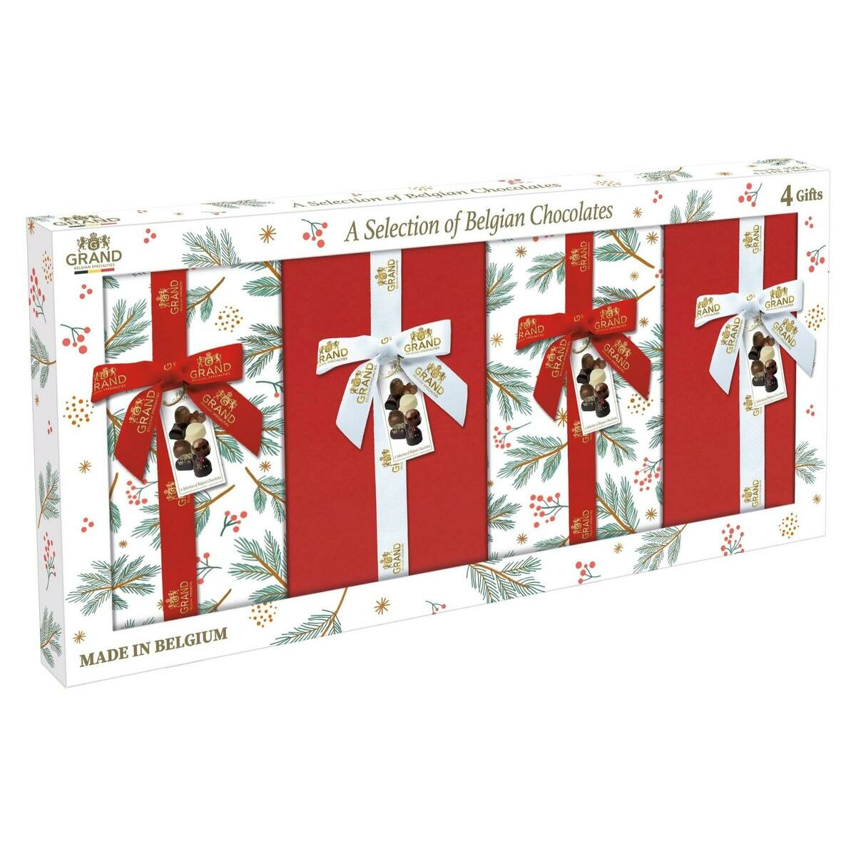 ガドラン ベルギーチョコレート詰め合わせ 4個セット