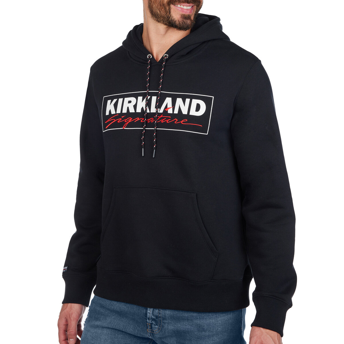 カークランドシグネチャー ユニセックス ロゴ フーディ レディース S / メンズ XS カークランドシグネチャー ユニセックス ロゴ フーディ レディース S / メンズ XS