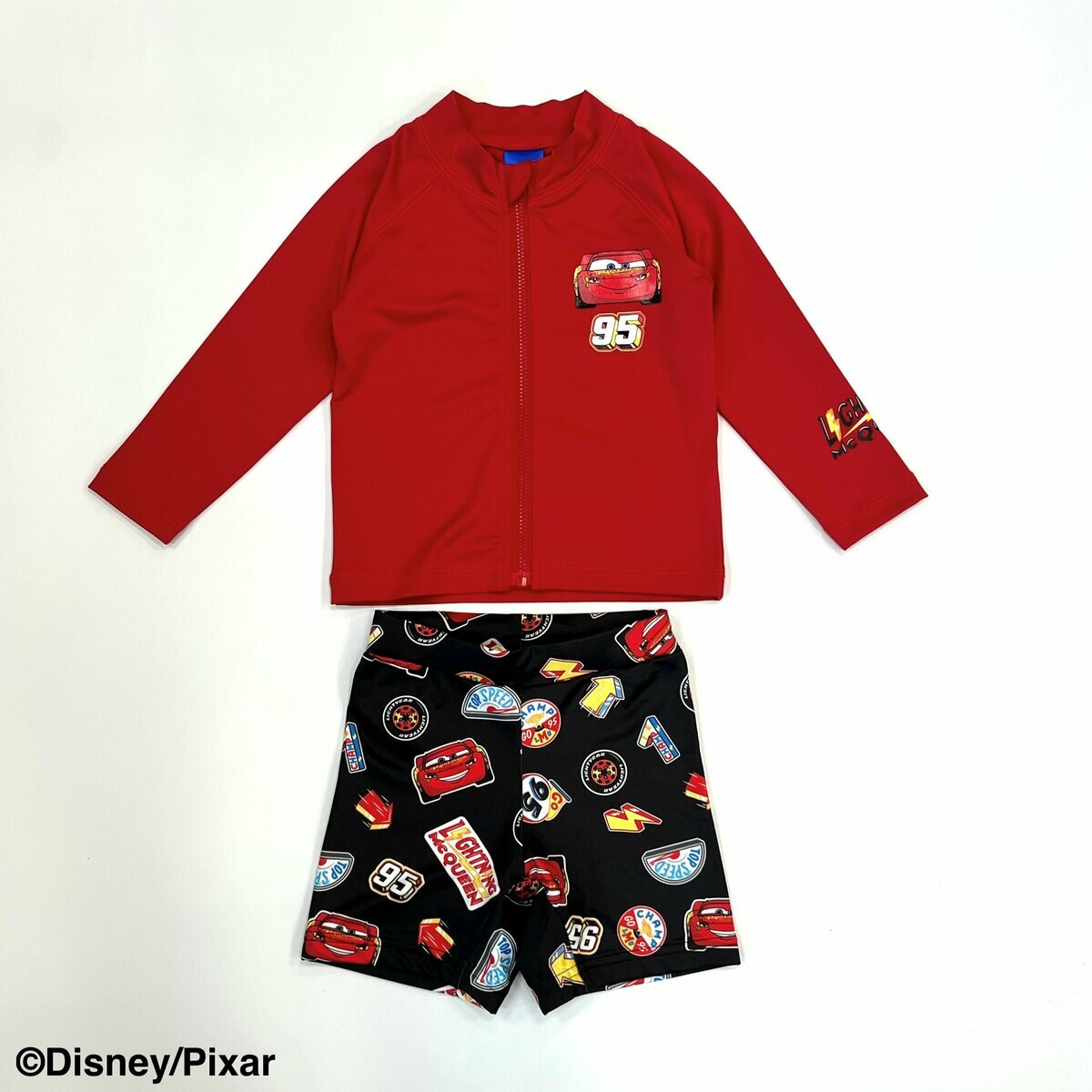 ディズニー/キッズ 水着2点セット/ カーズ 120