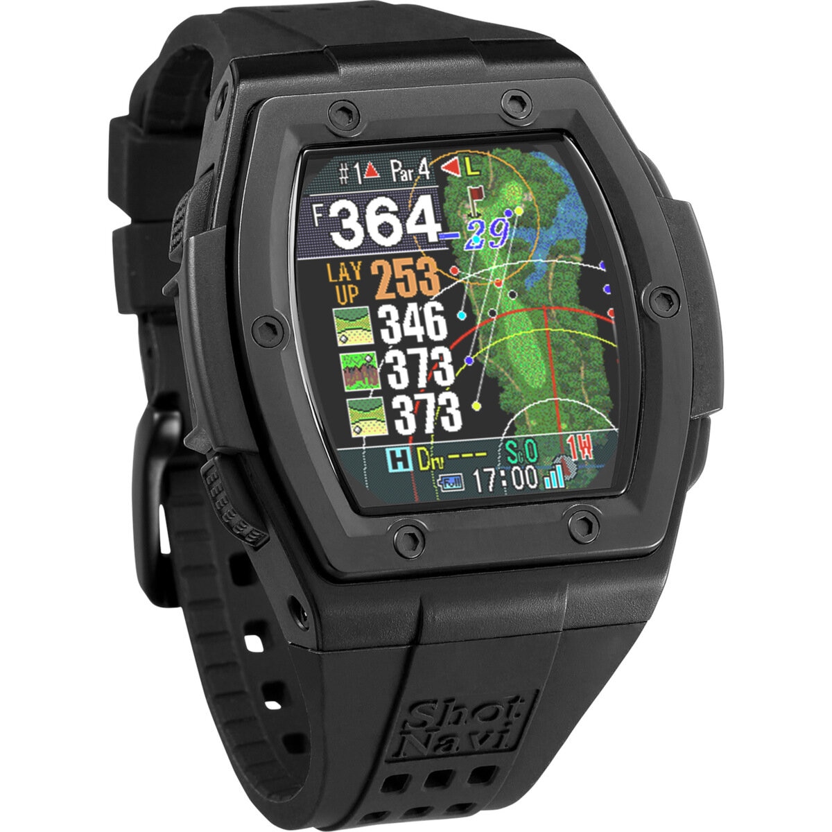 ショットナビ クレスト Ⅱ GPS ゴルフウォッチ ブラック
