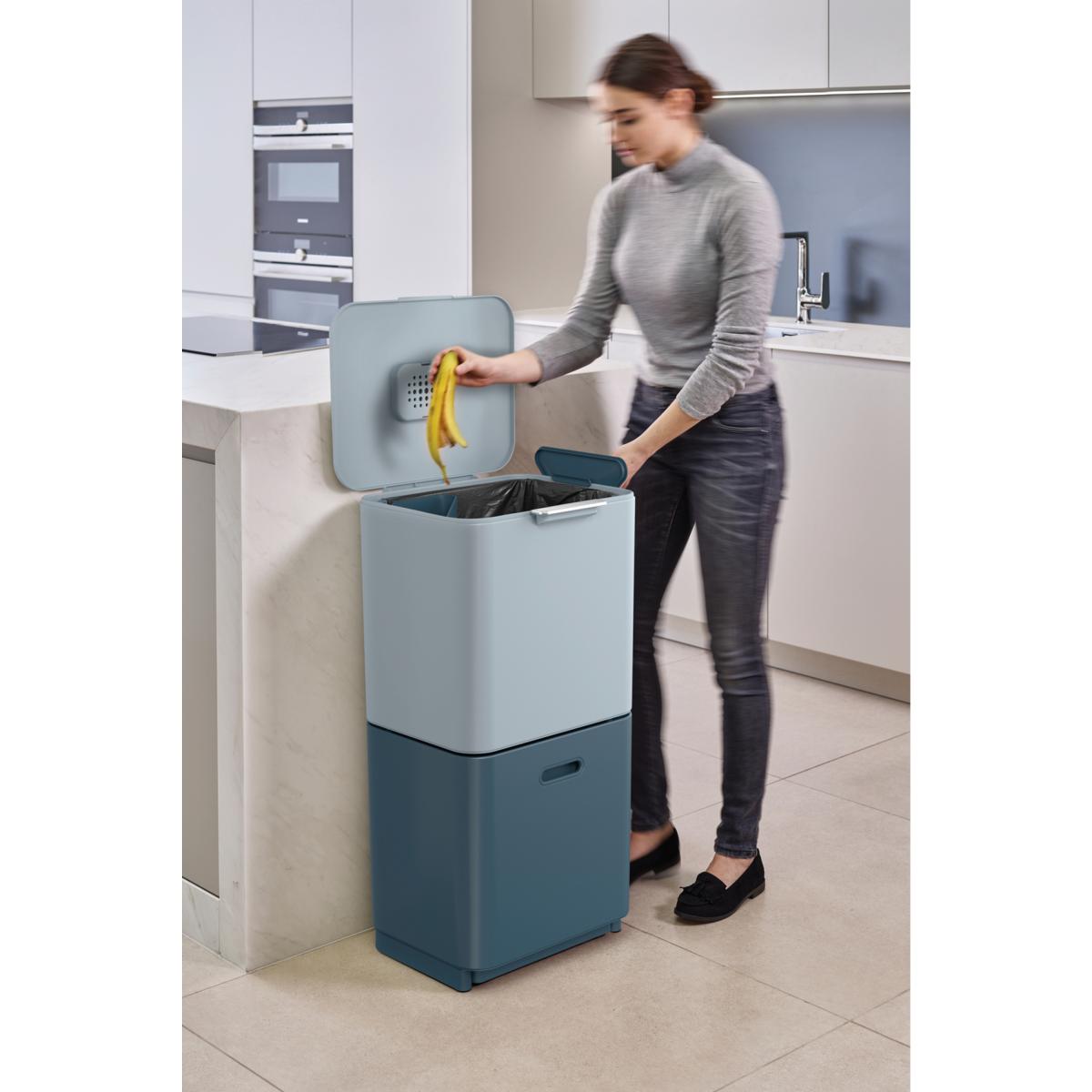 ジョセフジョセフ トーテムマックス 分別ごみ箱 60L スカイ 30093