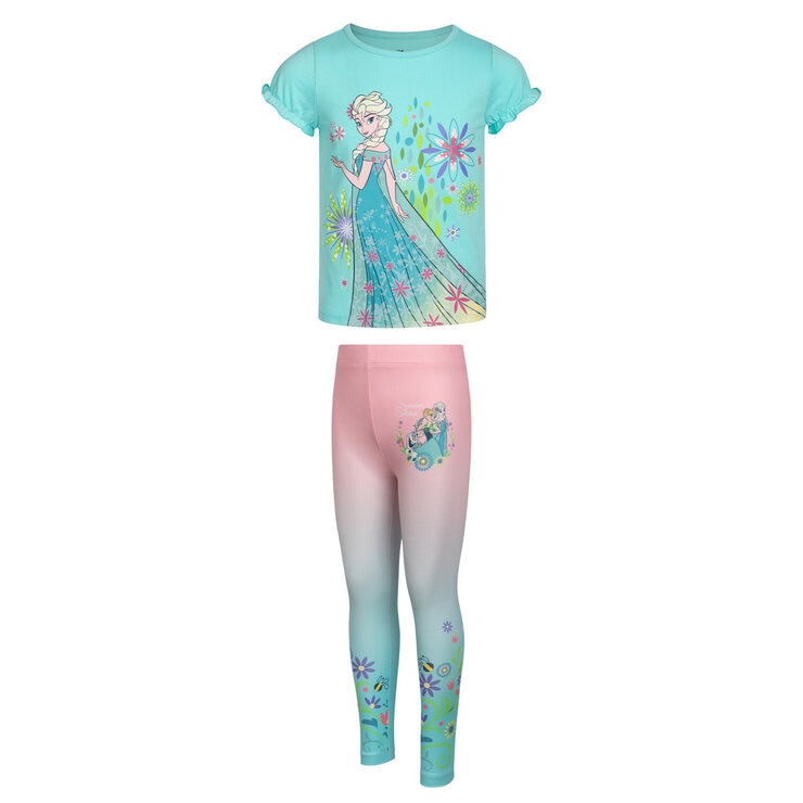 キャラクター キッズ Tシャツ＆パンツセット 4枚組 アナ雪 7