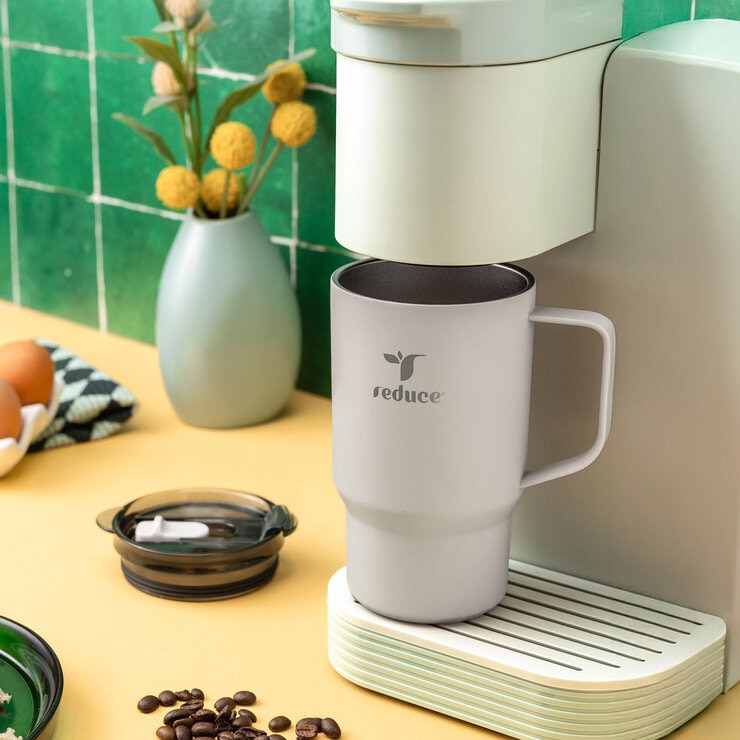 リデュース ホット1 ステンレスマグ 約530ml 2個 グリーン/オフホワイト