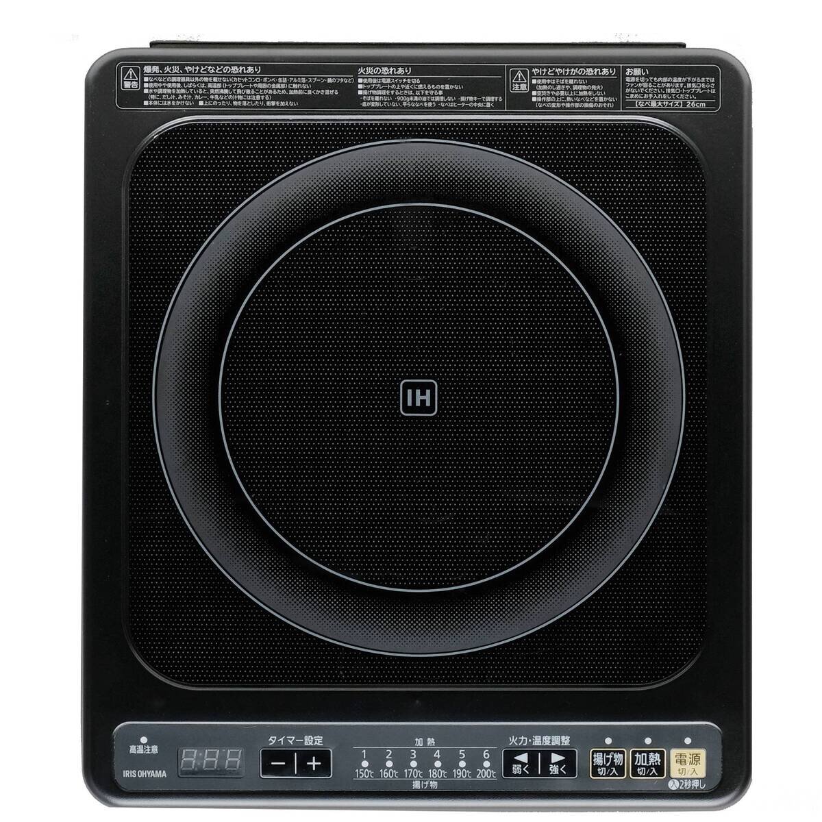 アイリスオーヤマ ビルトイン IHクッキングヒーター IHC-B112-B