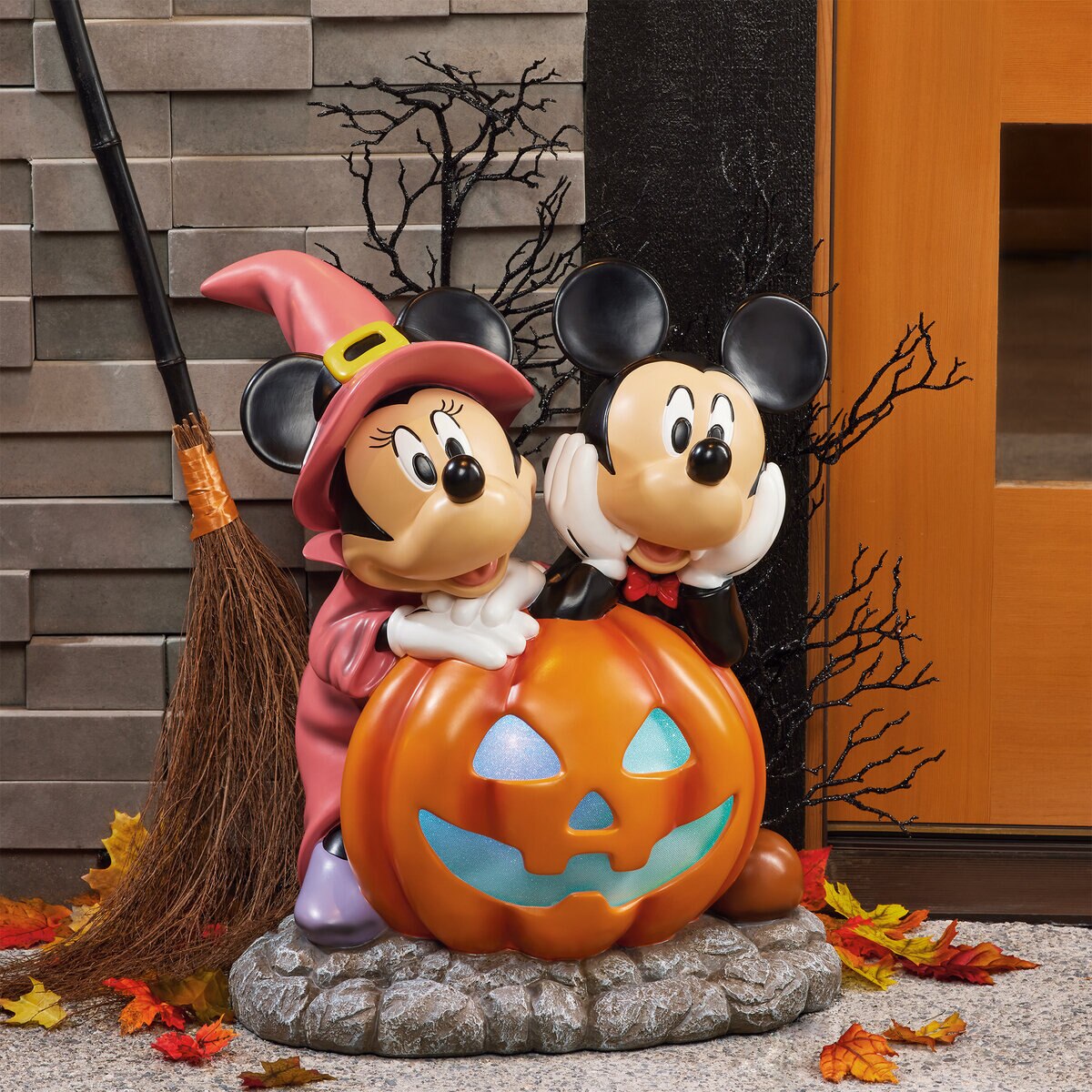 【未使用】ディズニードールハウス フィギュア ハロウィン ミッキー ミニー コストコ ディズニー ハロウィン ミッキー ミニー パンプキン 2023
