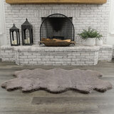新品　モンシャトー フェイクファー ラグ 180 x 110 cm モカ モンシャトー フェイクファー ラグ 180 x 110 cm モカ | Costco