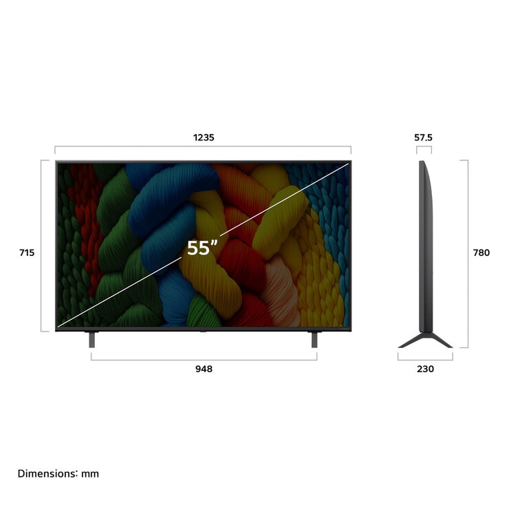 LG 55インチ 4K 液晶テレビ 55NANO80AJA | Costco Japan
