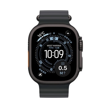 Apple Watch Ultra 3 Cellular 49mmブラックチタニウムケースとブラックオーシャンバンド
