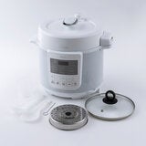 エムケー精工 電気圧力鍋 4L ヘルシーマルチポット EA-240K ホワイト