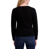 トミーヒルフィガー レディース ケーブルセーター ブラック XL