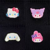 サンリオ スクール ソックス 4足組 ブラック