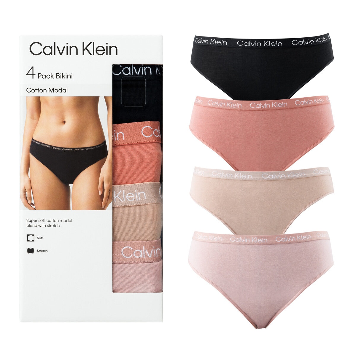 カルバンクライン モダル ビキニショーツ 4枚組 アソート 2
