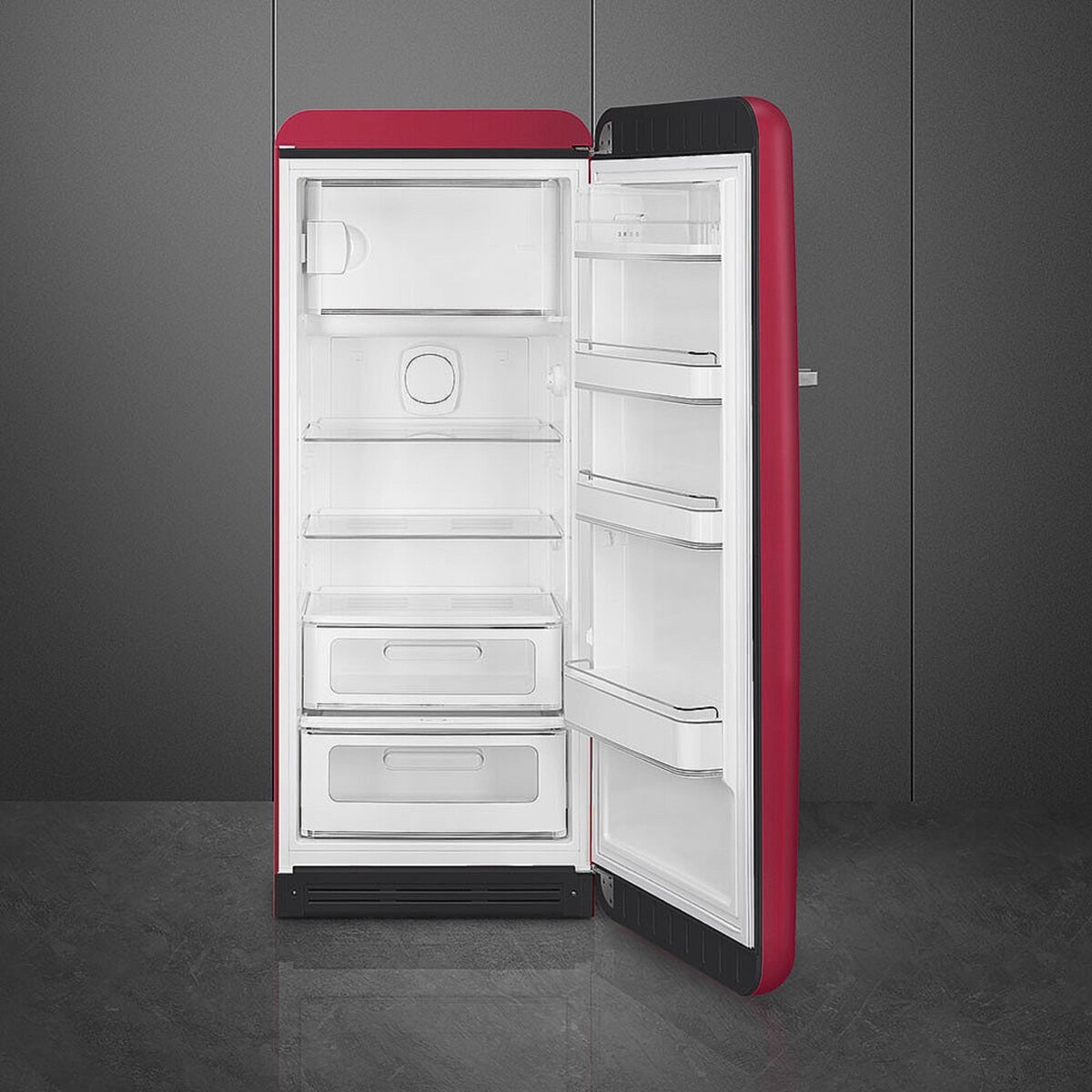 SMEG 270L 冷蔵庫 FAB28RDRB5JP ルビーレッド