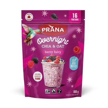 PRANA オ－バーナイト チア&オーツ ベリー味