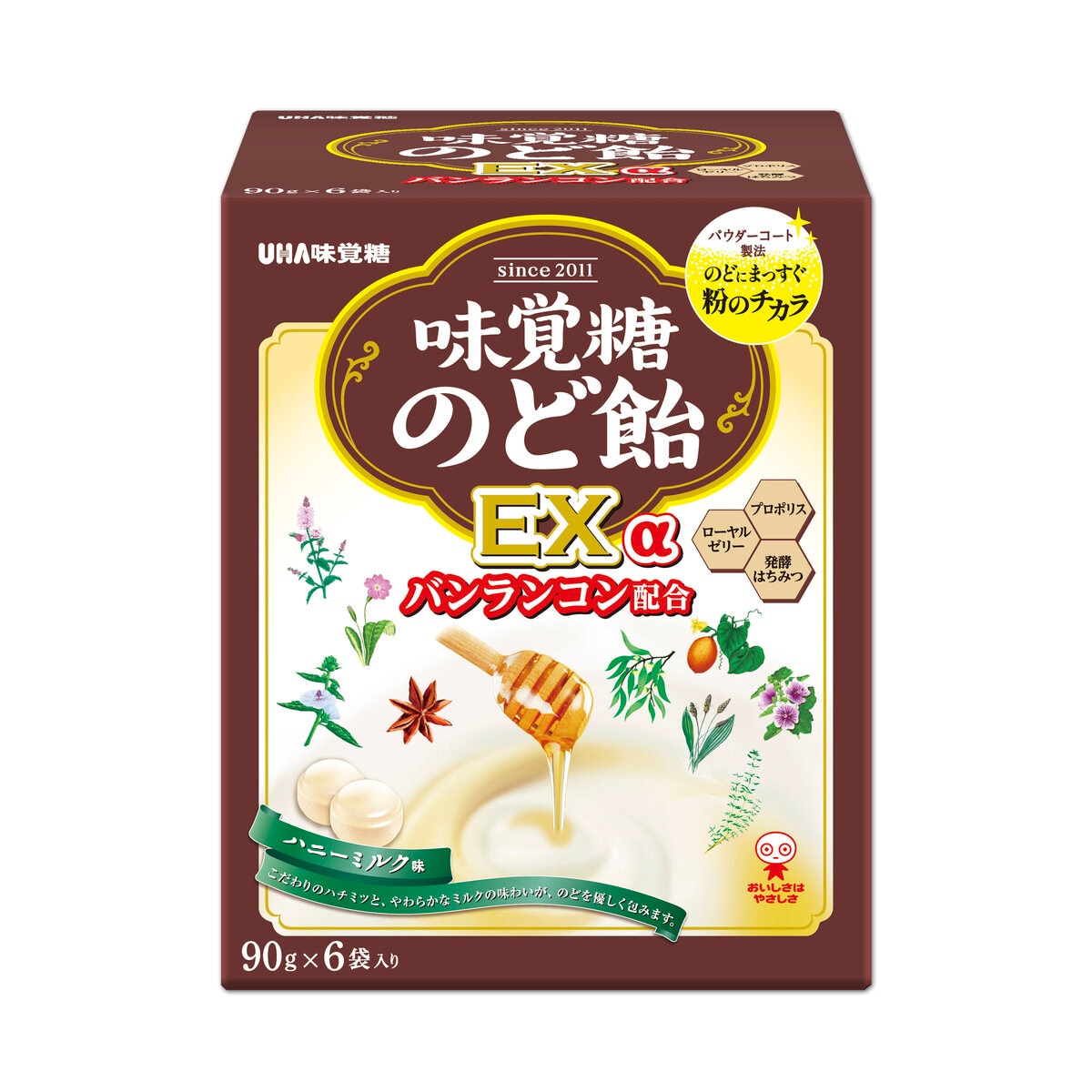 UHA 味覚糖のど飴EXα 90g x 6