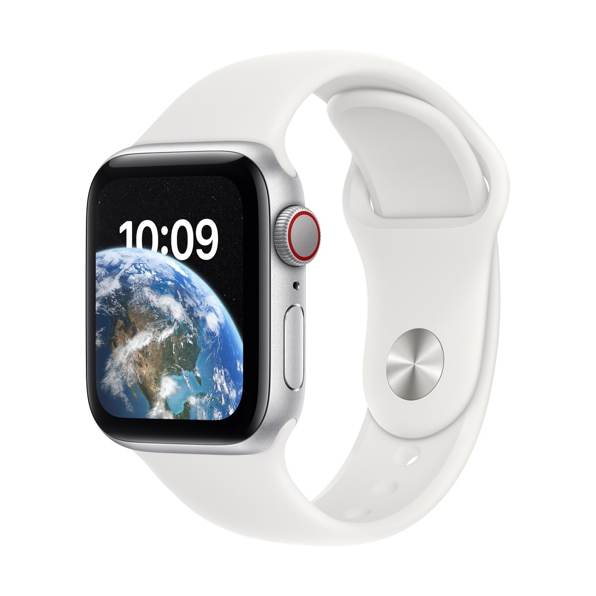 Apple Watch SE 2 GPS+Cellular 40mm シルバーアルミニウムケースと