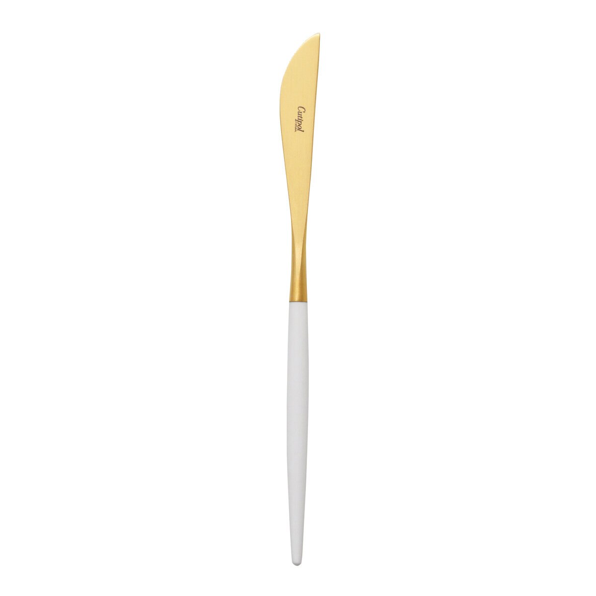 クチポール ゴア ディナーナイフ 12本セット ゴールド x ホワイト