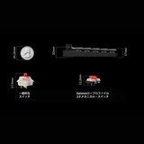 Keychron K15 Max QMK/VIA ワイヤレス カスタム・メカニカルキーボード(Aliceレイアウト) RGB (ホットスワップ) 赤軸 JIS配列