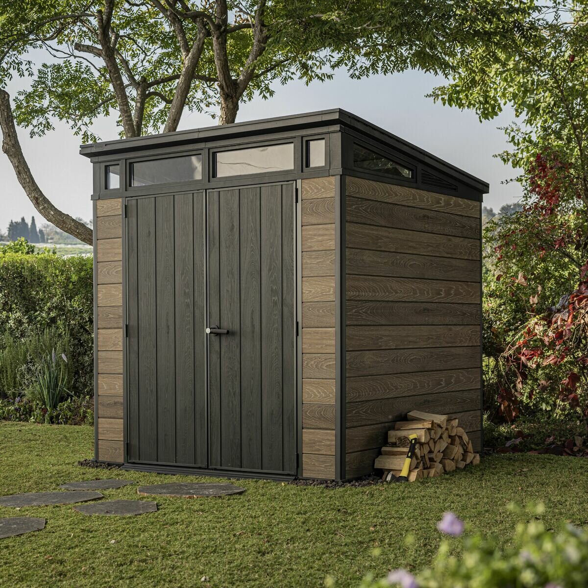 ケター ペント 7 X 7 フィート(2.2 x 2.2m) 屋外用物置 シグネイチャー