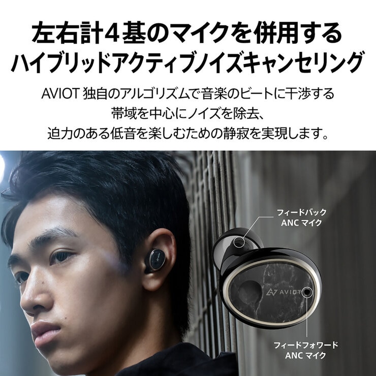 AVIOT 完全ワイヤレスイヤホン TE-BD11tR AVIOT 完全ワイヤレスイヤホン TE-BD11tR