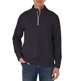 カークランドシグネチャー メンズ 1/2 ジップ トップ ブラック M
