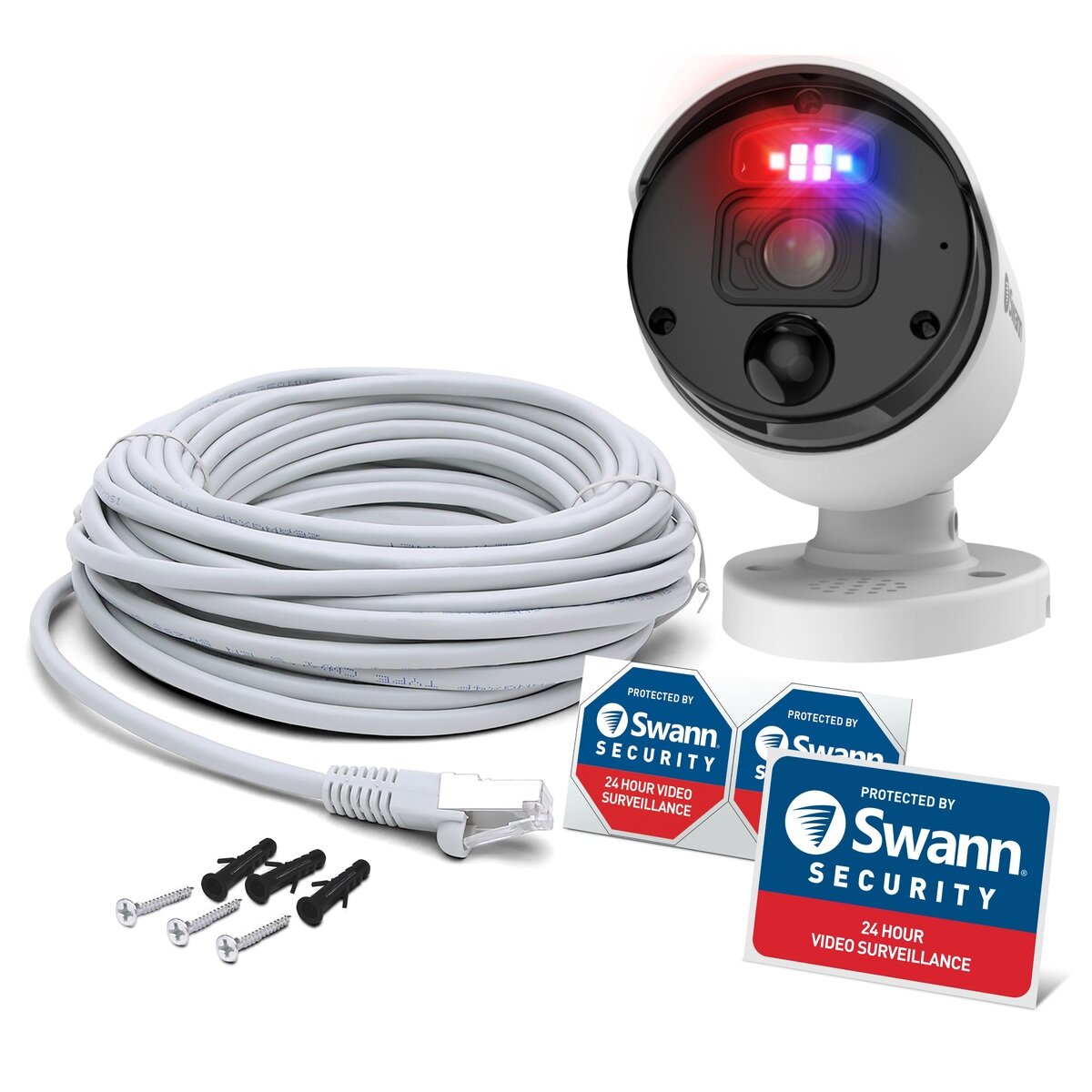 Swann（スワン）エンフォーサー 12MP NVR バレット型カメラ SWNHD-1200BE