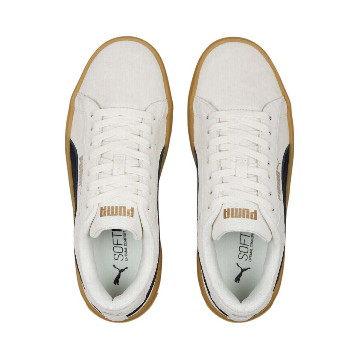 プーマ レディースシューズ スマッシュ プラットフォーム V3 SD ホワイト 24.5cm