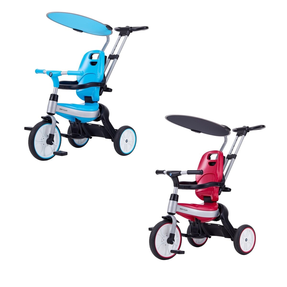 Amazon.co.jp: 野中製作所 BMW三輪車 ピンク 押手棒使用時:53x112x81~94cm 3401 スチール 11.2 : おもちゃ