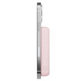 Belkin MagSafe対応 ワイヤレス モバイルバッテリー 5000mAh スタンド付き ブラッシュピンク