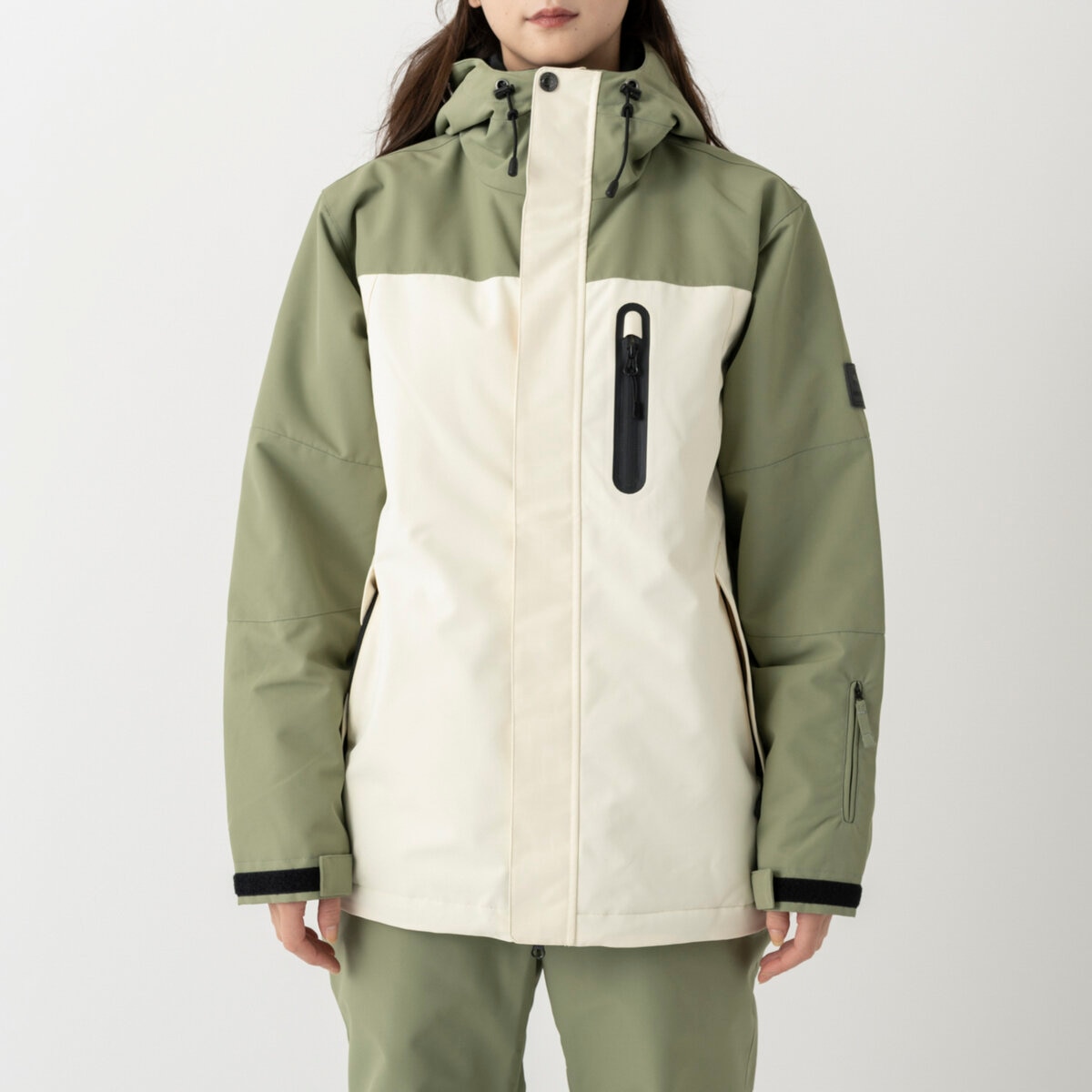 オーシャンパシフィック レディース スノージャケット クリーム M