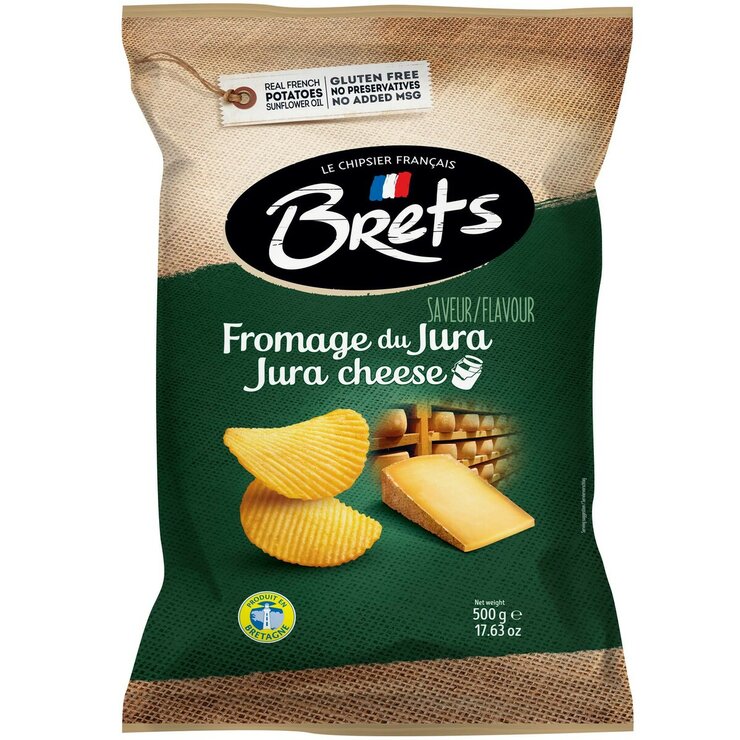 ブレッツ ポテトチップス ジュラチーズ味 500g ブレッツ ポテトチップス ジュラチーズ味 500g