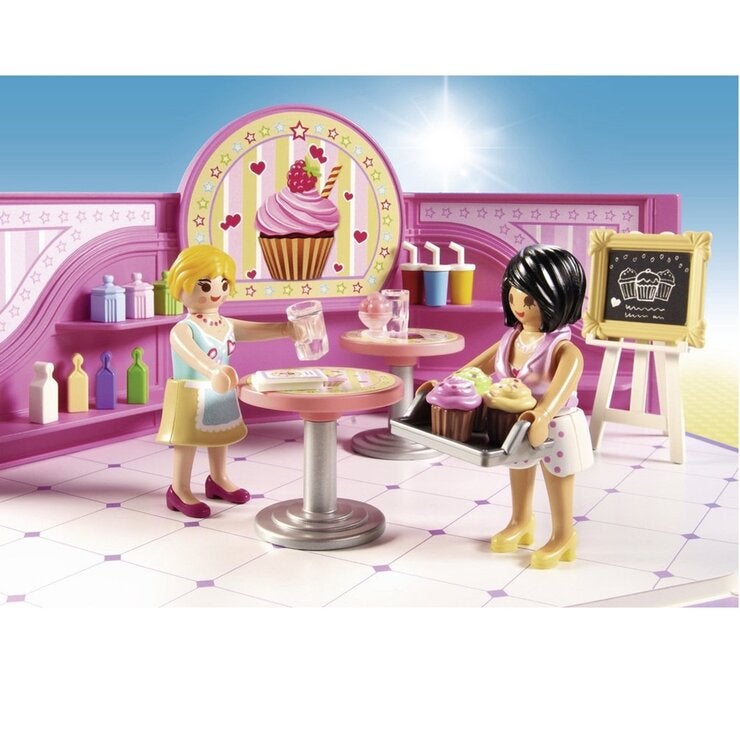 プレイモービル シティライフ ショッピングモール カップケーキ店 プレイモービル シティライフ ショッピングモール カップケーキ店