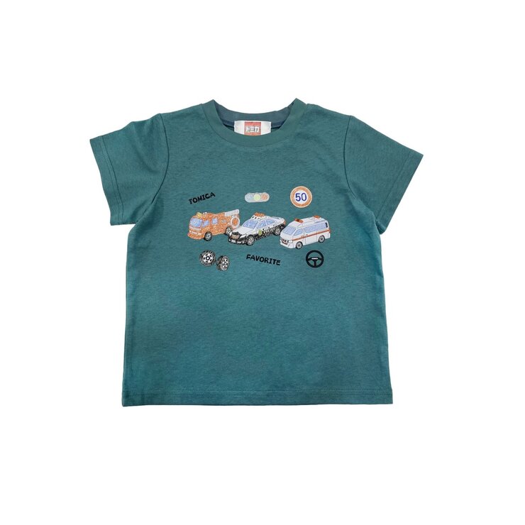 トミカ キッズ 半袖 Tシャツ 4枚組 アソートC 120