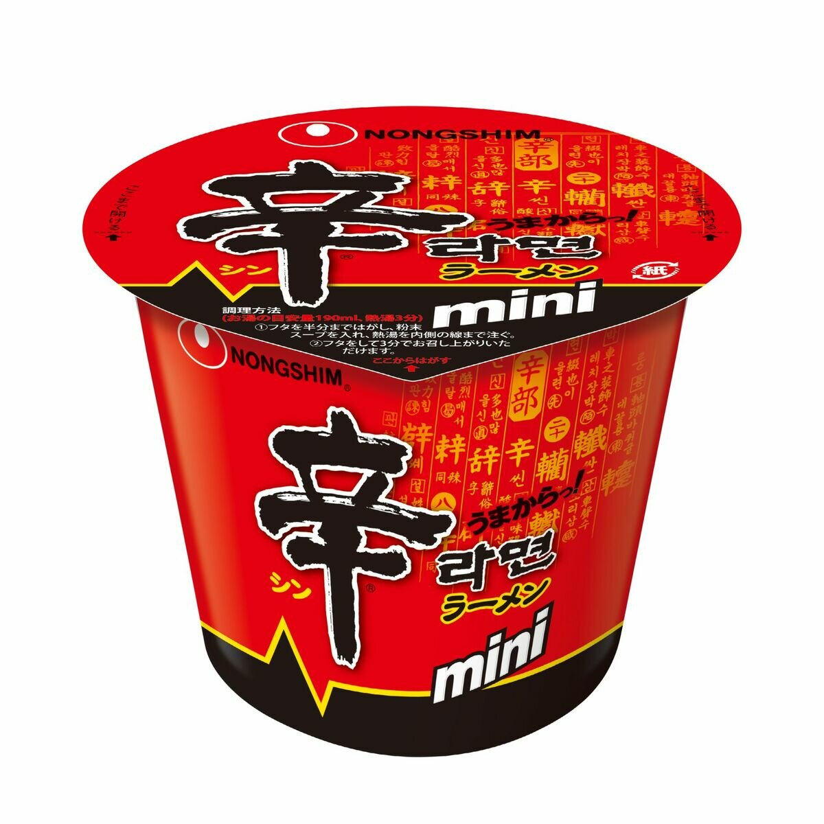 農心 辛ラーメン ミニカップ 6食