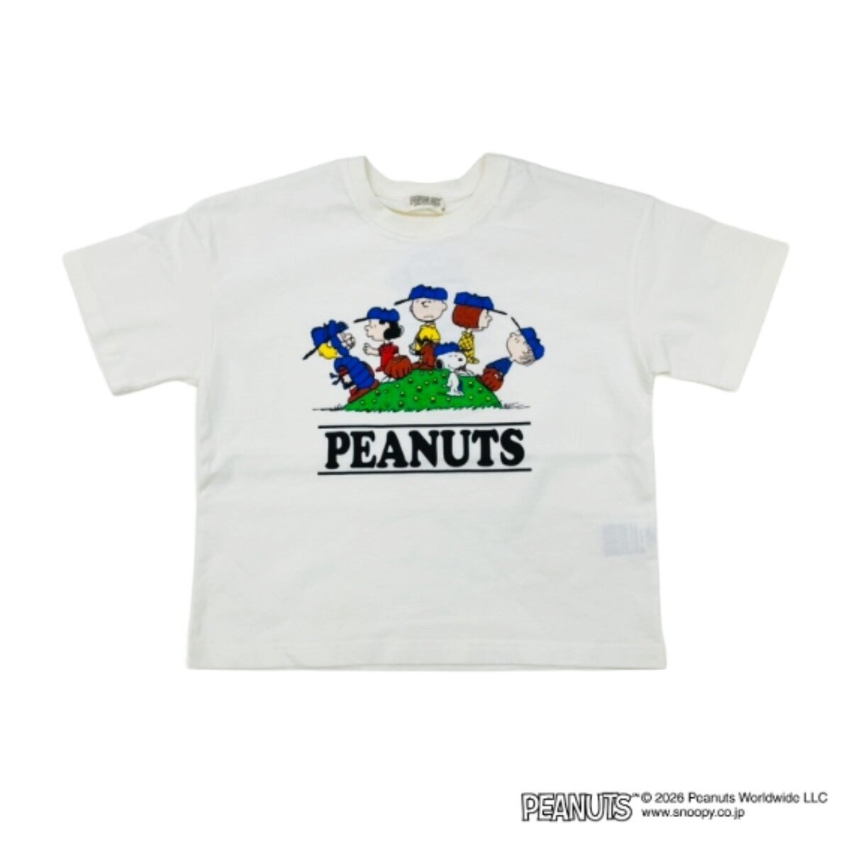 スヌーピー(ピーナッツ) キッズ 半袖 Tシャツ 3枚組 アソートD 110