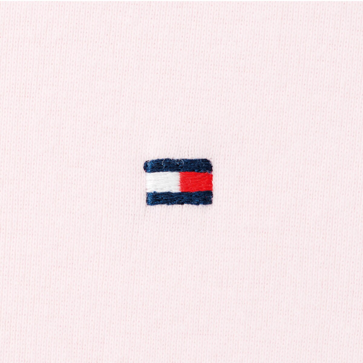 トミーヒルフィガー レディース クルーネック Tシャツ ライトピンク L