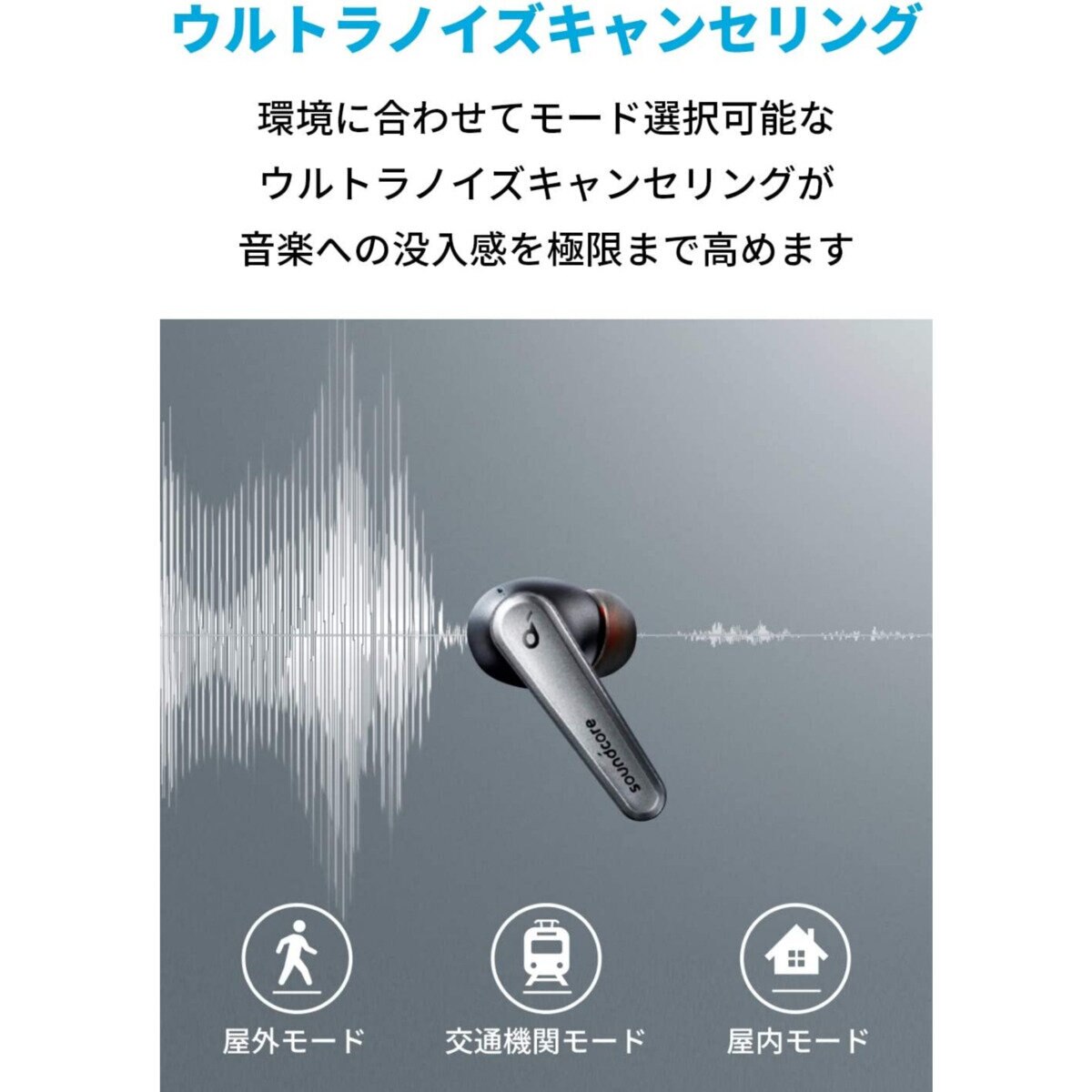Anker Soundcore Liberty Air 2 Pro 完全ワイヤレスイヤホン　ブラック