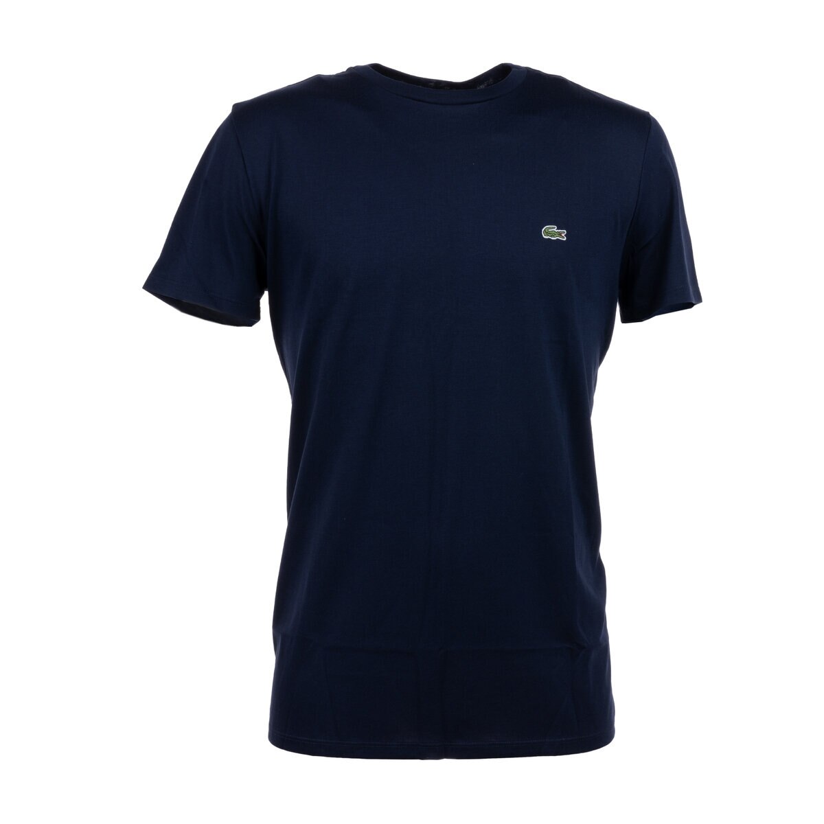 ラコステ メンズ クルーネック 半袖Tシャツ ピマコットン ネイビー 6(XL)